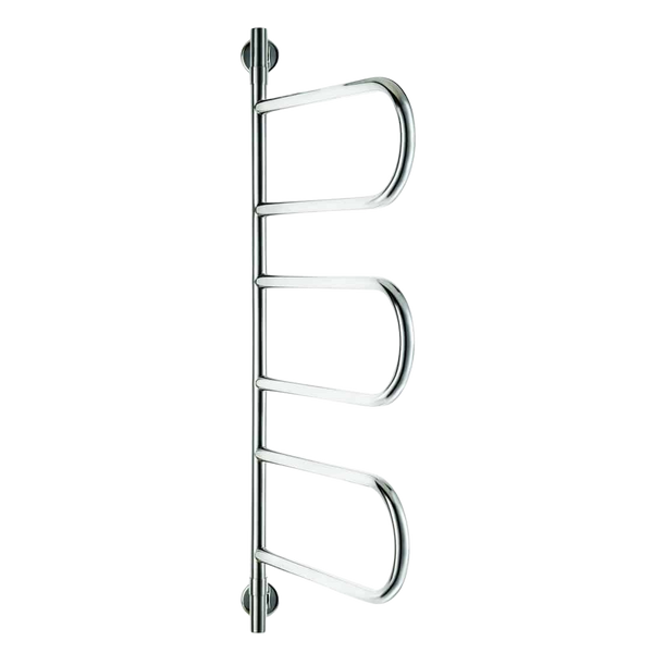 Thermogroup Jeeves Tangent W Swivel Heated Towel Rail Polished Stainless Steel