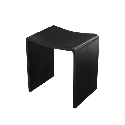 Thermogroup Willow Shower Stool 400x300mm Black