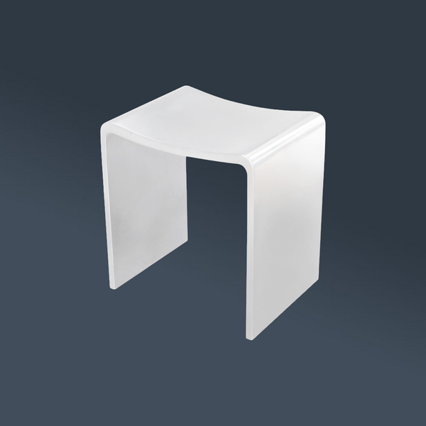 Thermogroup Willow Shower Stool 400x300mm White