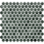 Tiles Callisto Indian Green Penny Round Honed 23 x 23mm