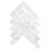 Tiles Callisto Carrara White Herringbone Honed 35 x 150mm