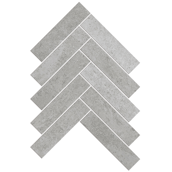 Tiles Callisto New Grey Herringbone Honed 35 x 150mm