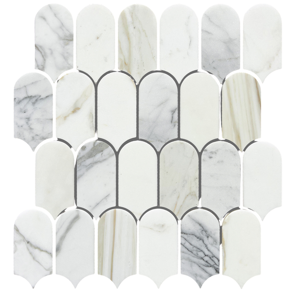 Tiles Callisto Calacatta Gold Feather Honed 50 x 103mm