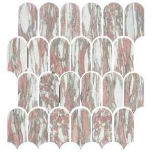 Tiles Callisto Norwegian Pink Feather Honed 50 x 103mm