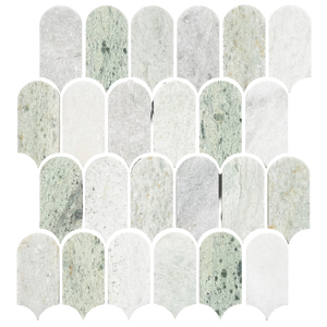 Tiles Callisto Ming Green Feather Honed 50 x 103mm