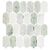 Tiles Callisto Ming Green Feather Honed 50 x 103mm