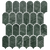 Tiles Callisto Indian Green Feather Honed 50 x 103mm