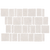 Tiles Pebble Stone White Matt Tumbled Mosaic 296 x 396mm