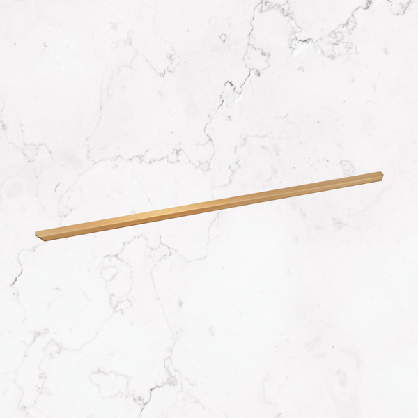 Momo Handles Momo Vann Lip Pull Handle 1120mm Brushed Dark Brass