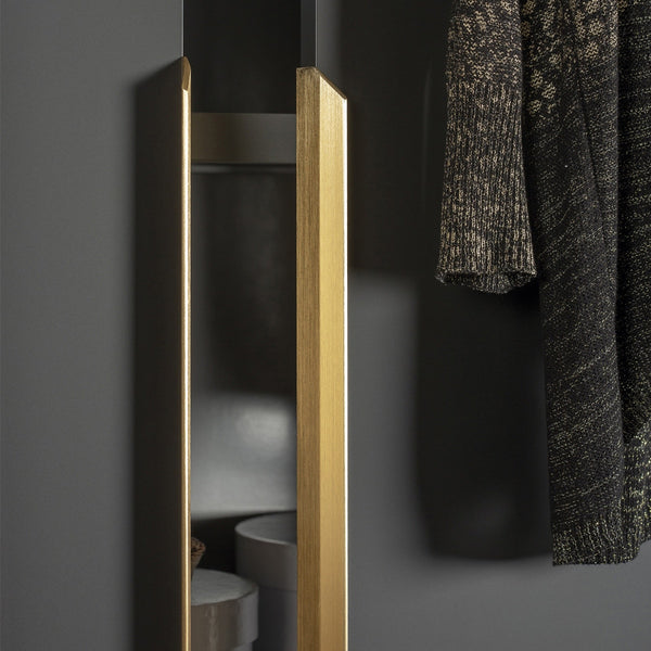 Momo Handles Momo Vann Lip Pull Handle 1120mm Brushed Dark Brass