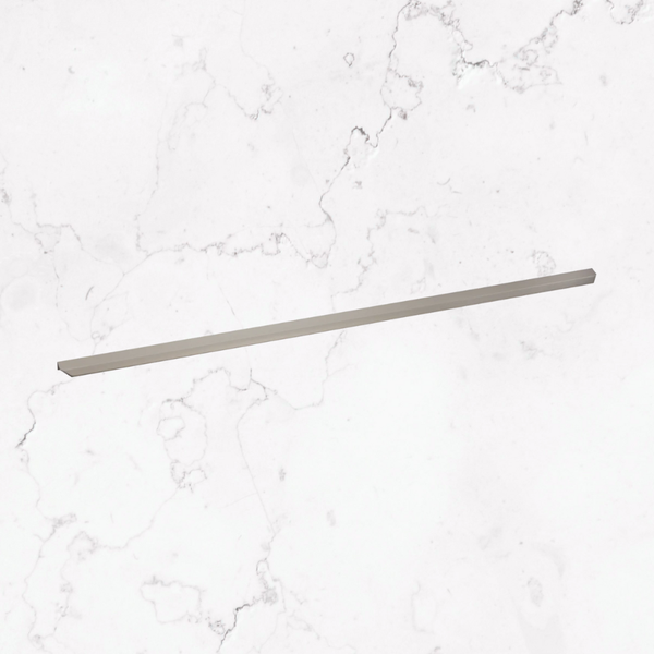 Momo Handles Momo Vann Lip Pull Handle 1120mm Dull Brushed Nickel