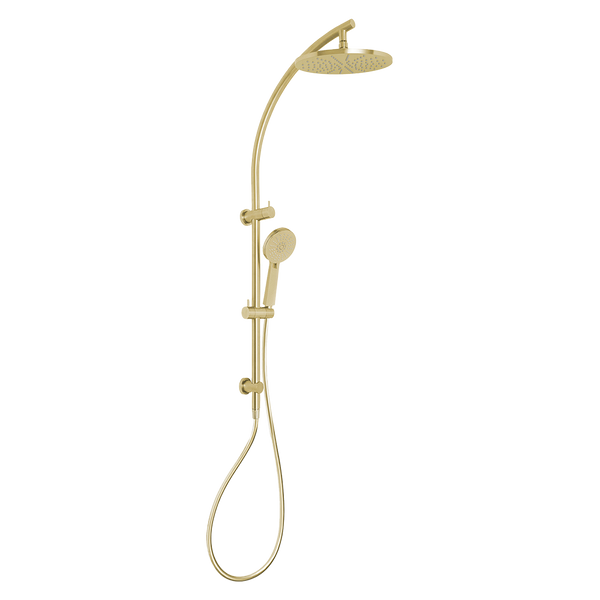 Phoenix Vivid Twin Shower Brushed Gold