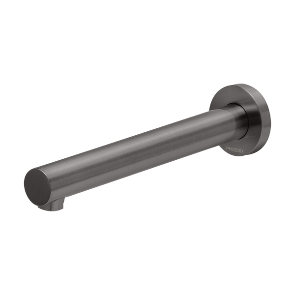 Phoenix Vivid Wall Bath Outlet 200mm Brushed Carbon