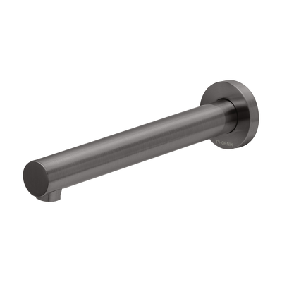 Phoenix Vivid Wall Bath Outlet 200mm Brushed Carbon