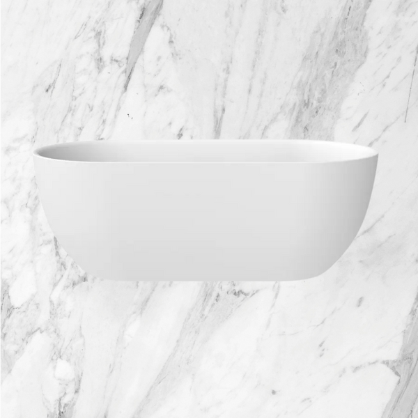 Decina Valentina 1700 Oval Freestanding Bath Gloss White