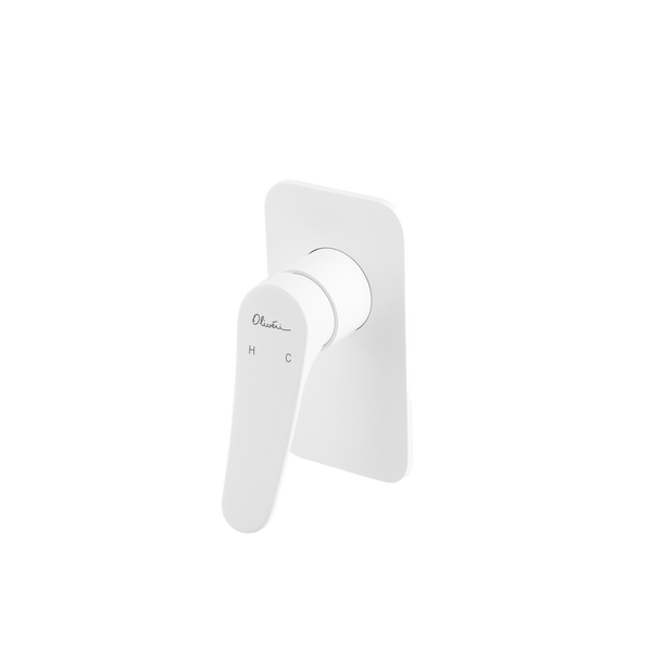 Oliveri Verona Wall Mixer (Trim Kit Only) White