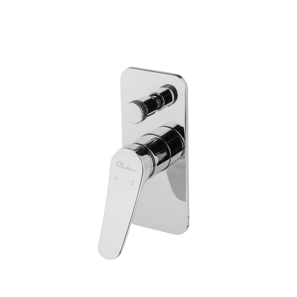Oliveri Verona Wall Mixer With Diverter (Trim Kit Only) Chrome
