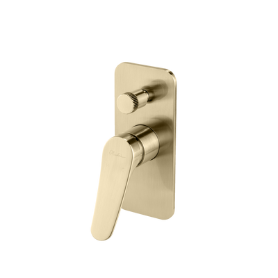 Oliveri Verona Wall Mixer With Diverter (Trim Kit Only) Classic Gold