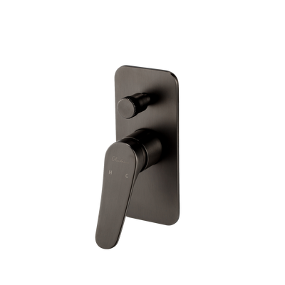 Oliveri Verona Wall Mixer With Diverter (Trim Kit Only) Gunmetal