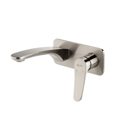 Oliveri Verona Wall Mixer Set (Trim Kit Only) Brushed Nickel