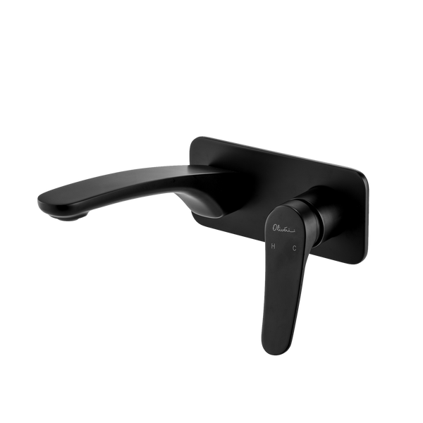Oliveri Verona Wall Mixer Set (Trim Kit Only) Matte Black