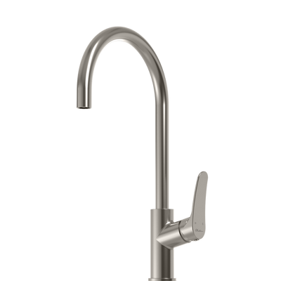Oliveri Verona Gooseneck Mixer Brushed Nickel Lead Free