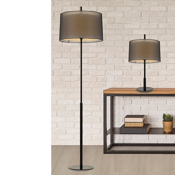 Telbix Vale Floor Lamp Black