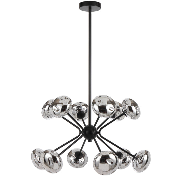 Telbix Varlin 12 Light Pendant Black