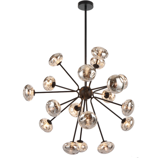 Telbix Varlin 18 Light Pendant Black