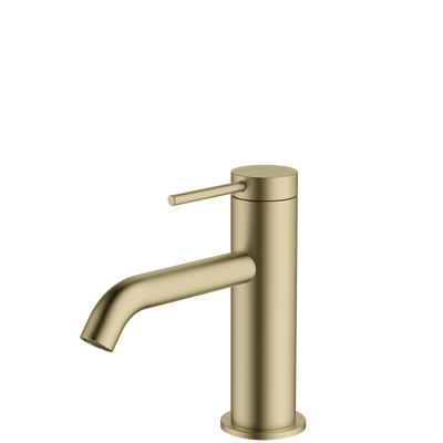Oliveri Venice Curved Basin Mixer Classic Gold
