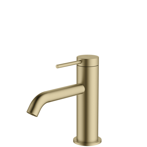 Oliveri Venice Curved Basin Mixer Classic Gold