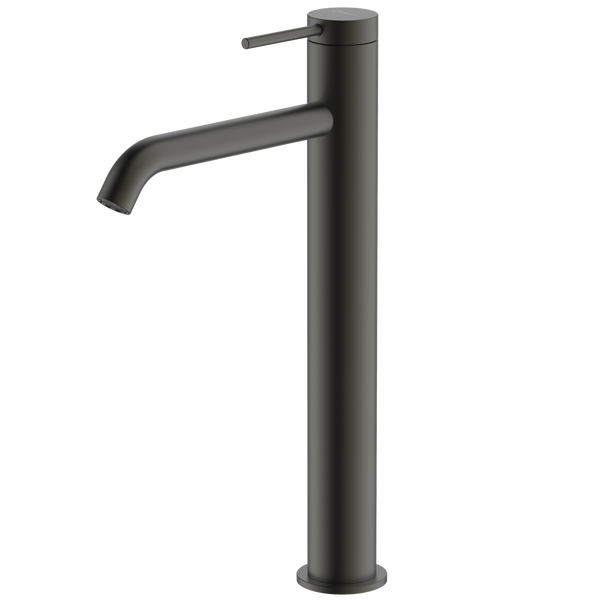 Oliveri Venice Curved Tower Basin Mixer Gunmetal