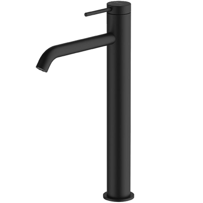 Oliveri Venice Curved Tower Basin Mixer Matte Black