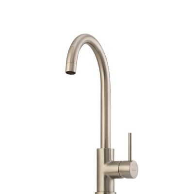Oliveri Venice Goose Neck Mixer Brushed Nickel