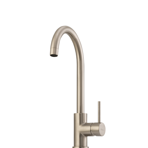 Oliveri Venice Goose Neck Mixer Brushed Nickel