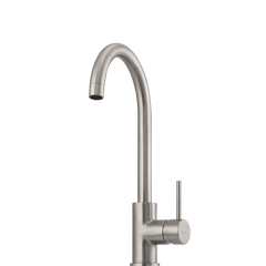 Oliveri Venice Goose Neck Mixer Lead Free Brushed Nickel