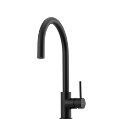 Oliveri Venice Pull Out Goose Neck Mixer Matte Black
