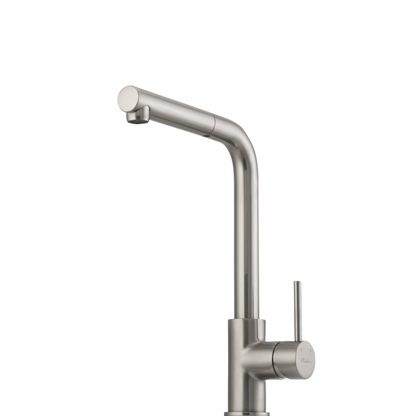 Oliveri Venice Pull Out Right Angle Mixer Brushed Nickel