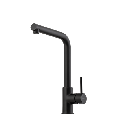 Oliveri Venice Pull Out Right Angle Mixer Matte Black