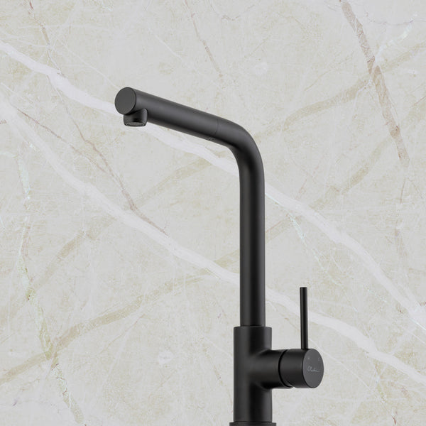 Oliveri Venice Pull Out Right Angle Mixer Matte Black