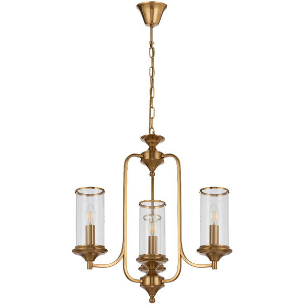 Telbix Velden 4 Light Pendant Copper