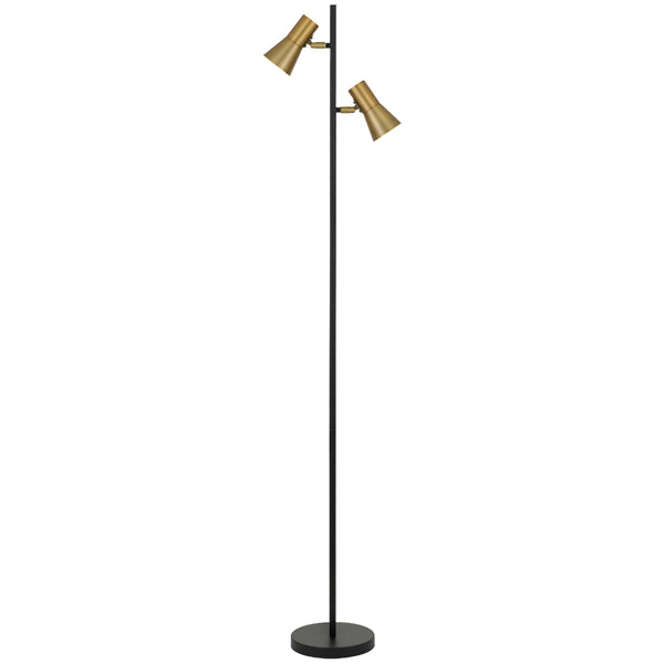Telbix Verik Floor Lamp Brass