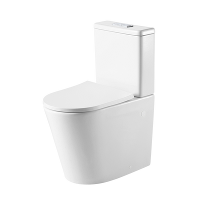 Oliveri Vienna Short Projection Comfort Height Back To Wall Toilet Suite White