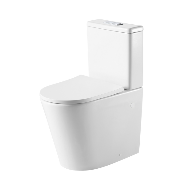 Oliveri Vienna Short Projection Comfort Height Back To Wall Toilet Suite White