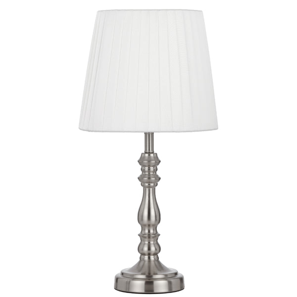 Telbix Vida Table Lamp Nickel