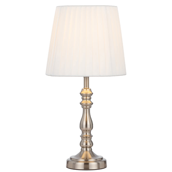 Telbix Vida Table Lamp Nickel
