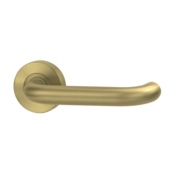 Lockwood Vivid Lever V2 Dummy Half Set Satin Brass