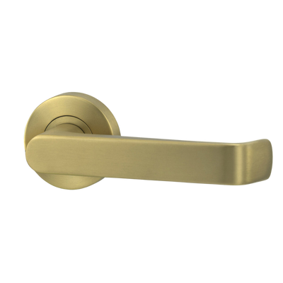 Lockwood Vivid Lever V1 Dummy Half Set Satin Brass