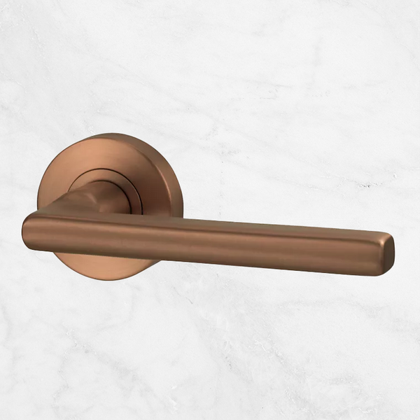 Lockwood Vivid Lever V4 Dummy Half Set Satin Bronze