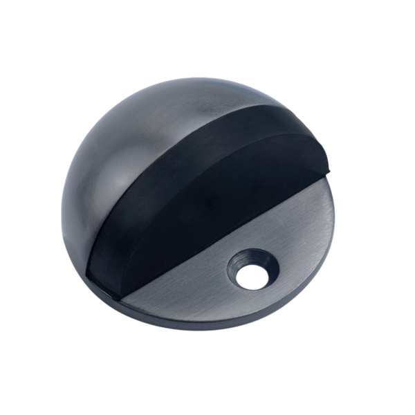 Lockwood Half Moon Door Stop Satin Gunmetal